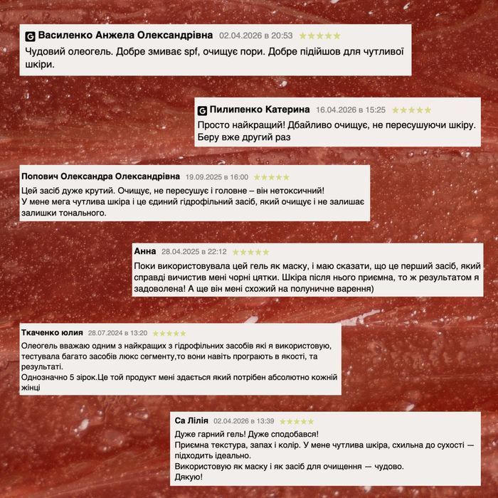 Олеогель для очищення шкіри та демакіяжу 11077 Пташкин Сад